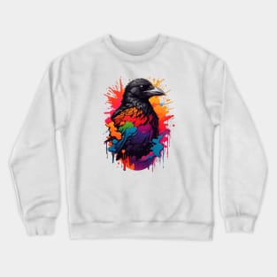 Rainbow Crow Crewneck Sweatshirt